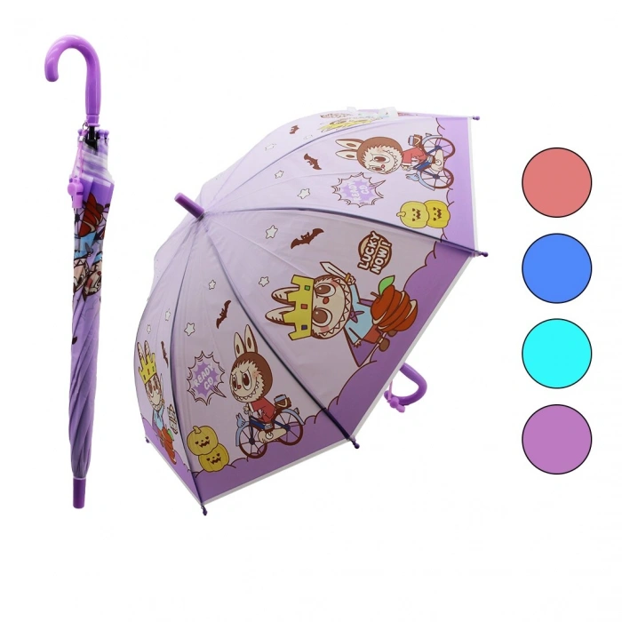Egonex Skybelt Sky-68 ( Labulabu & Düdüklü ) ( 8 Telli ) Kız-erkek Çocuk Şemsiye*100