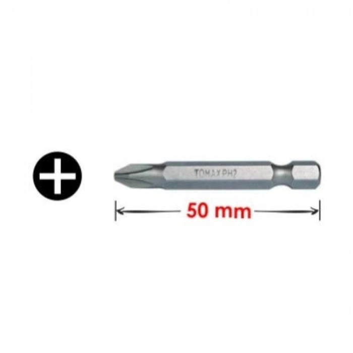 Egonex Tomax Ph2 X 50mm Yıldız Uç Bits Tornavida*30x40