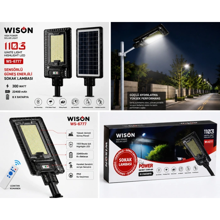 Wison WS-6777 300W Sokak Lambası
