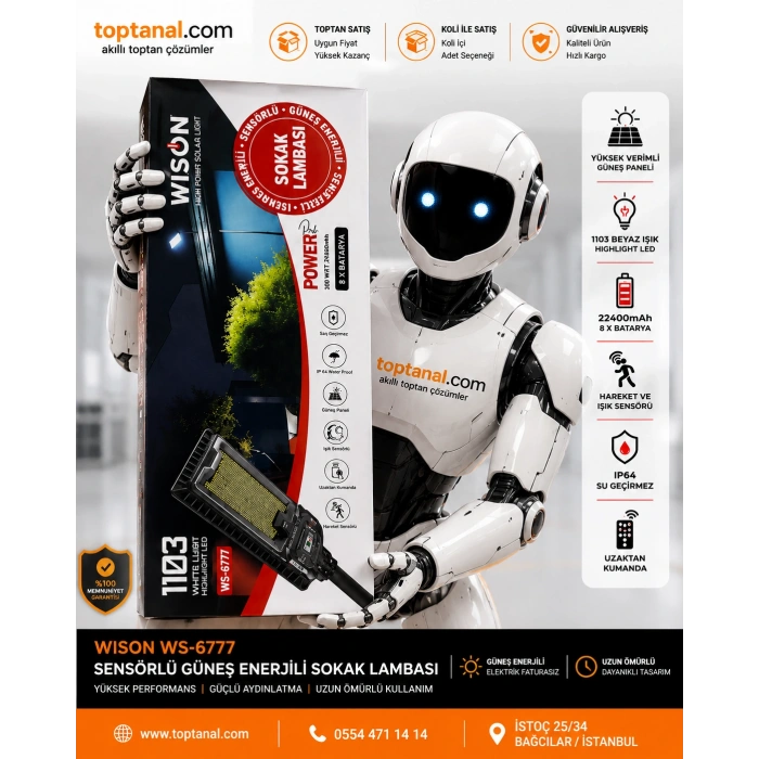 Wison WS-6777 300W Sokak Lambası