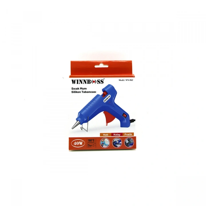 Egonex Wınnboss Wn-1162 ( 40w ) ( Anahtarlı ) ( Sıcak ) ( Kalın Mum ) Silikon Tabancası ( 190℃ & 11mm )*70