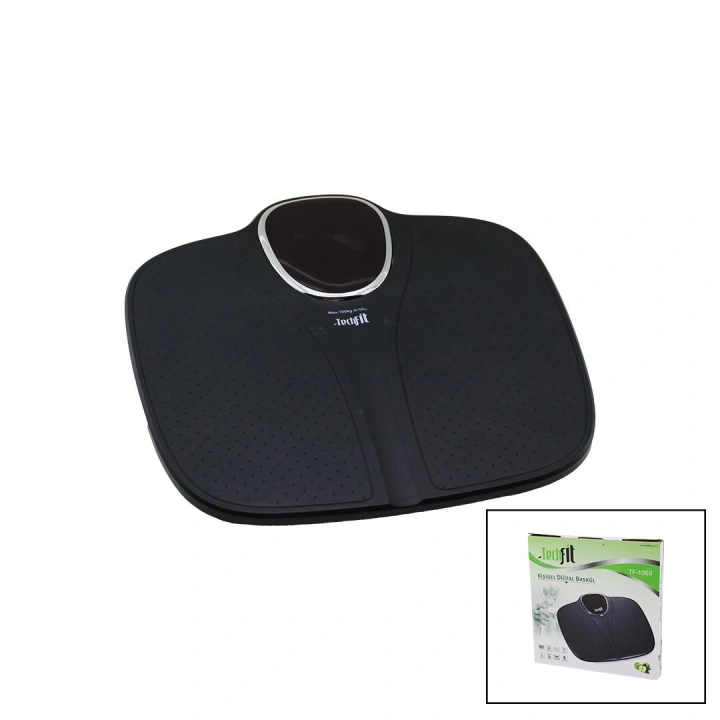 Egonex Techfit Tf-1069 (dijital Dizayn & Noktalı Zemin) Dijital Baskül Terazi Tartı (180kg/100gr) (lcd Ekran & Sensör & Oda ℃)*10