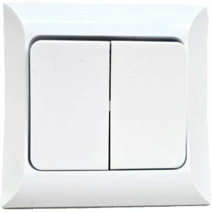 Egonex Atom Komitatörlü 2li Anahtar Priz*12x10