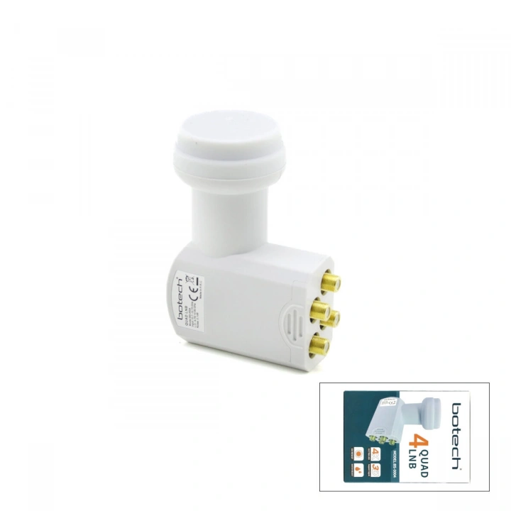 Egonex Botech Bs-0004 ( 4lü ) Uydu ( Lnb ) Unıversal Quad ( 4k Ultra Hd ) ( 0.1db )*50