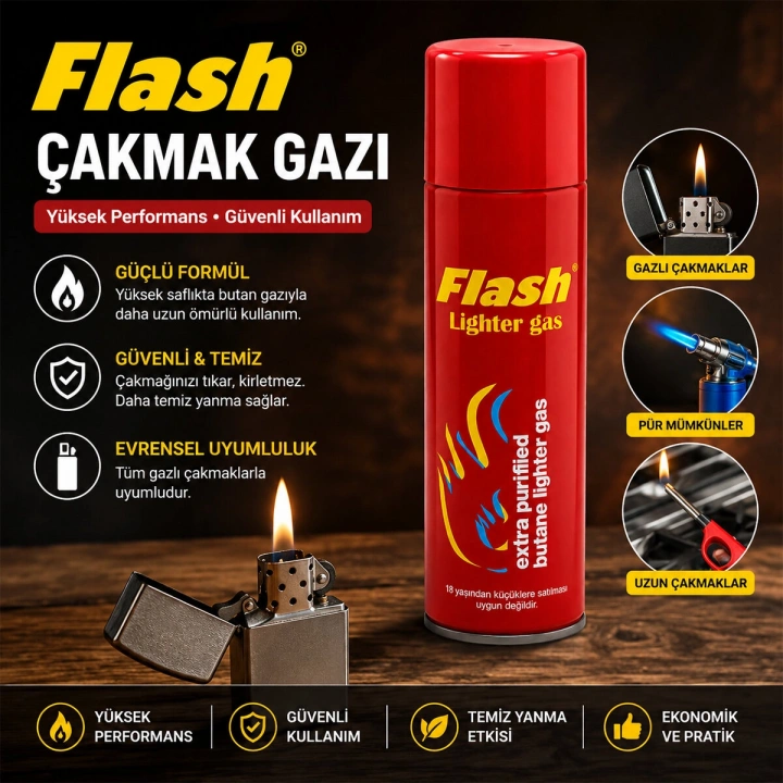 Egonex Flash Çakmak Gazı*12x8