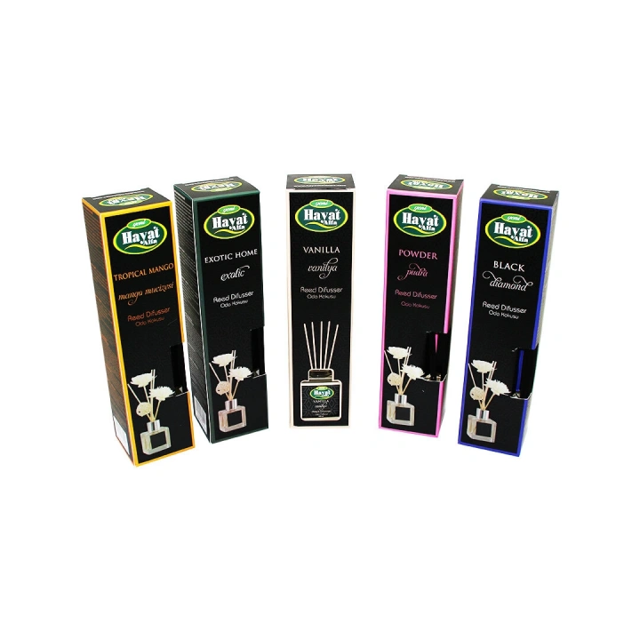 Egonex Hayat Alfa ( Kare ) ( 100ml ) ( Bambu Çubuklu ) Mix Ortam Oda Kokusu*24