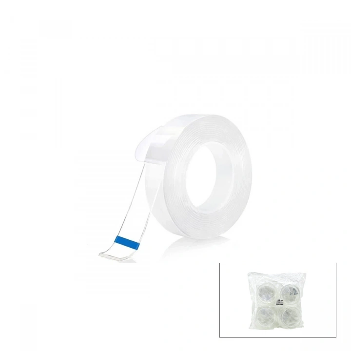 Egonex İbico İ13-086 ( 2cmx2mt ) ( Nano Bant ) Şeffaf Çift Taraflı ( Bandı )*12x20