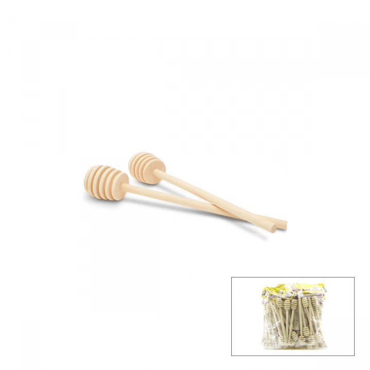 Egonex İbico İ22-341 ( 6pcs ) Bal Kaşık Ahşap & Bambu ( 16cm )*10x20