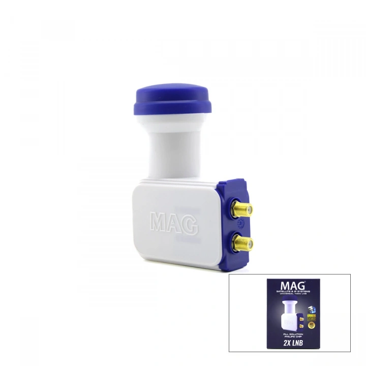 Egonex Mag ( 2li ) Uydu ( Lnb ) Unıversal Twın ( Full Hd & 3d & 0.1db )*50