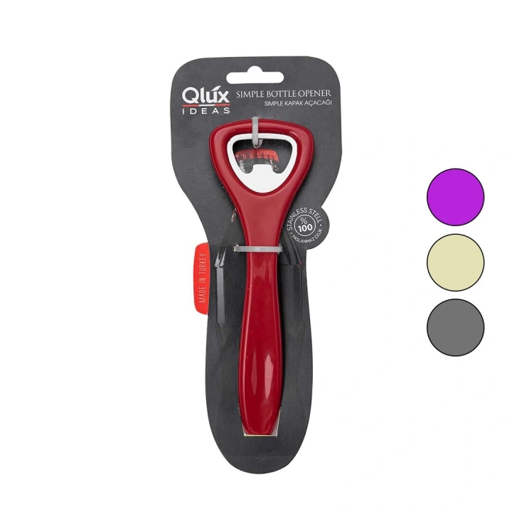 Egonex Qlux Bsf-00901 Sımple Kapak Açacak ( Renkli Plastik Saplı )*50