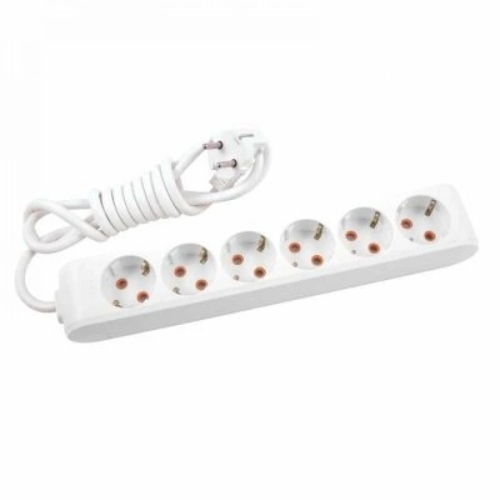 Egonex Viko ( 9011 3603 ) ( 6lı & 3mt ) Uzatma Kablo Grup Priz Topraklı*12