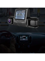 1080p Üçlü Lens Araba Dash Cam Dashcam Ön İç & Arka Hd Araba Dvr 120 ° Açı Döngü Kaydı Yerçekimi Sensörü