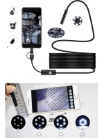 10mt Lens 5.5mm Işıklı Endeskop Boroskop Yılan Kamera