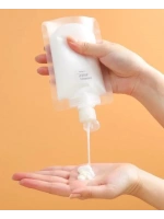 3 Adet 100ml Krem Şampuan Kabı Tekrar Kullanılabilir Set