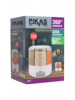 Alitech Kuru Gıda Ve Bakliyat 6lı Erzak Saklama Kabı 10 Kg