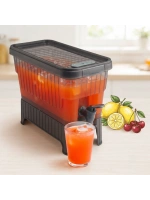 4 Litre Su Limonata Sebili Antrasit Sebil