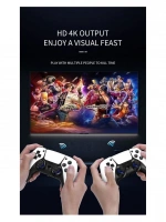 4k Game Tv Stick Android Tv Wifi Kablosuz Çift Kol Game Stick 64gb Hafıza Atari