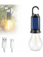 Solar Güneş Enerjili Led Ampul 3 Modlu Uzaktan Kumandalı Solar Camping Lamp
