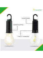 Solar Güneş Enerjili Led Ampul 3 Modlu Uzaktan Kumandalı Solar Camping Lamp