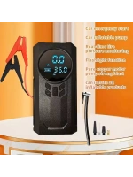 4in1 Lastik Şişirici Akü Takviyesi Powerbank Led Işık Oto Akü