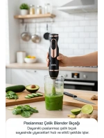 Yenii Sinbo Shb-7513 ( Siyah - Gümüş ) El Blender (buz Kırıcı)*12