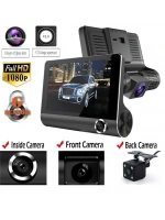 4 İnç Araç İçi Kamera Kaydedici Çift Ön Ve Arka Hd 1080p Gece Görüşlü Araç Kamerası