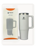 Penguin Termos Pipetli Termos Bardak 900 Ml Paslanmaz Çelik Beyaz