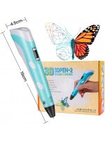 3d Kalem - 3d Pen Baskı Kalemi Yazıcı Printer + 5 Renk Filament