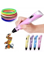 3d Kalem - 3d Pen Baskı Kalemi Yazıcı Printer + 5 Renk Filament