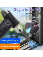 Goldorion Mini Şarjlı Hava Üfleyici ve Vakumlu El Süpürgesi