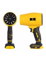 Gold Orion 21V Kablosuz Hava Üfleyici | 32.000RPM Turbo Fan, 12.000mAh Batarya, Bahçe & Araç Kurutma / Sarı