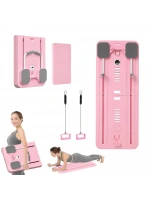 Evde Spor için Pilates ve Egzersiz Aleti – Core, Kalça, Karın, Bel ve Kol Antrenmanına Uygun Çok Amaçlı Tahta