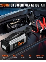 Pro Akü Takviye Şarj Cihazı 10000 Mah Akü Takviye Cihazı Akü Şarj Cihazı Lastik Şişirme Pompası 4in1 Jump Starter