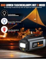 Pro Akü Takviye Şarj Cihazı 10000 Mah Akü Takviye Cihazı Akü Şarj Cihazı Lastik Şişirme Pompası 4in1 Jump Starter