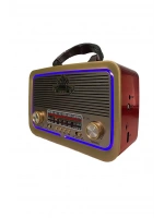 Ahşap Görünümlü Nostaljik Radyo Yage YG-300
