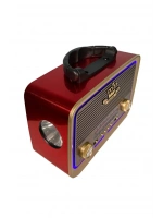 Ahşap Görünümlü Nostaljik Radyo Yage YG-300