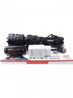 Wıson WS-6868 2500 lümen 25 wat 5000 mah Pil Şarj Edilebilir Uzun Menzilli El Feneri