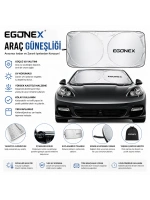 Egonex Yuvarlak Katlanabilir Oto Ön Cam Güneşlik