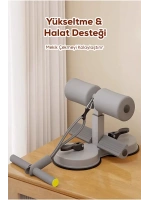 Çift Vantuzlu Mekik Çekme Plastik Spor Aleti Direnç Lastikli Egonex