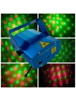 Mini Disko Sahne Lazeri Müziğe Sese Duyarlı Disco Lazer Işık Şovu