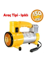 İtalyano Ka-735 ( Fenerli ) Oto & Araç Hava Kompresörü (çakmaklık Fişli) ( Dc 12v & 15a & 150psı & 35lpm )*20