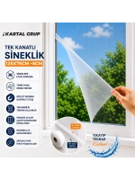 Egonex Kayra ( Tek Kanat ) ( Pencere ) Tül Sineklik ( 125x75cm  ±5cm)*75