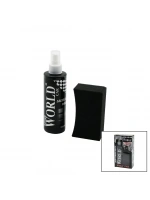 Egonex Shıne World Car ( Lastik & Tampon ) Parlatıcı Sprey Seti ( Plastik Şişe ) ( 250ml ± %10 ) ( Parlatma Süngeri )*24