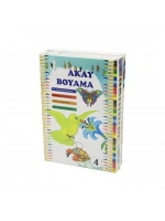 Akay (24 Sayfa) Boyama Kitap (insan& Taşıt& Hayvan& Doğa) (el-göz Koordine) (görsel Okuma) (kalem Kullanma Beceri)*24x10