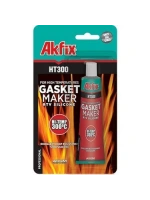 Akfix Ht-300 Sa-215 Gasket Maker Kırmızı Sıvı Conta Yüksek Isıya Dayanıklı 50ml*24x8