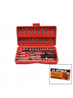 Alc Socket Set ( 46pcs ) Lokma Seti ( 1/4 Bit & 6gen Soket & Cırcır Kolu & Uzatma-kaydırma Çubukları) (pls.kutulu)*30