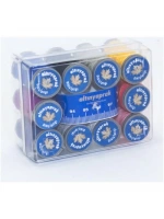 Altınyaprak ( Kare Set & 10 Renk ) Dikiş İplik Makara Mezuralı*10x25