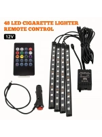 Araç İçi Sese Duyarlı Ayak Altı Led Aydınlatma Kumandalı Rgb