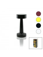 Avec Av-332 ( Yuvarlak & Plastik ) Mantar Masa Lambası ( Donmantik & Renkli )( Type-c Şarjlı ) ( 3 Fonksiyonlu ) ( 3w & 24led )*60