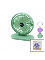 Avec Av-f558 (usb) Masa Üstü (fan=16cm) Vantilatör ( 180° ) (3 Kademe Hız) (3pervane) (renkli Pls.stand=9x20x22.7cm)*40